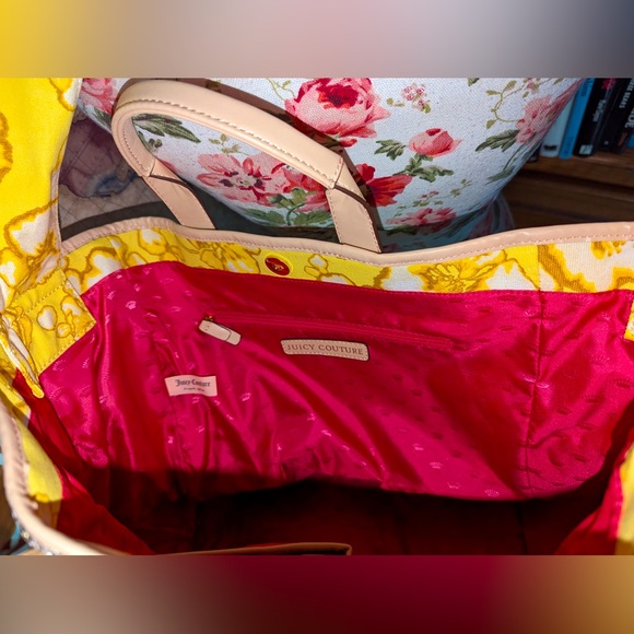 Juicy Couture Yellow Hawaiian floral tote - Picture 4 of 6